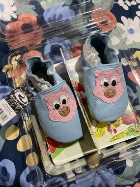 Cowbabies by Roper Infant shoes brand new pig farm baby shoes